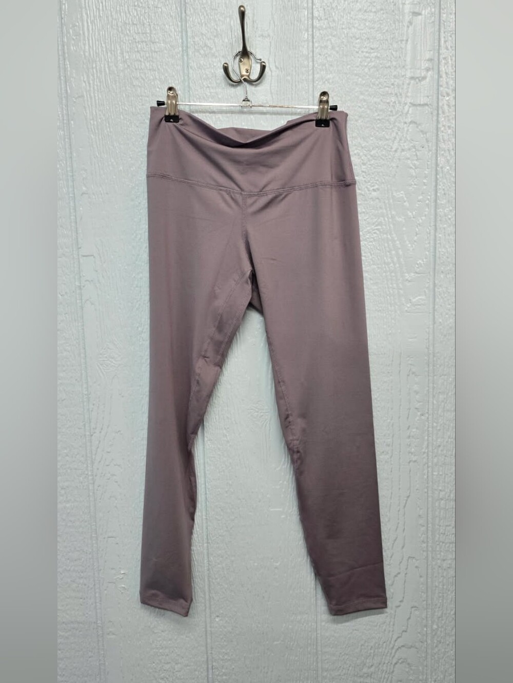 New 1X Purple High-Waist Active Leggings